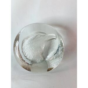 Lead crystal EAGLE American paper weight